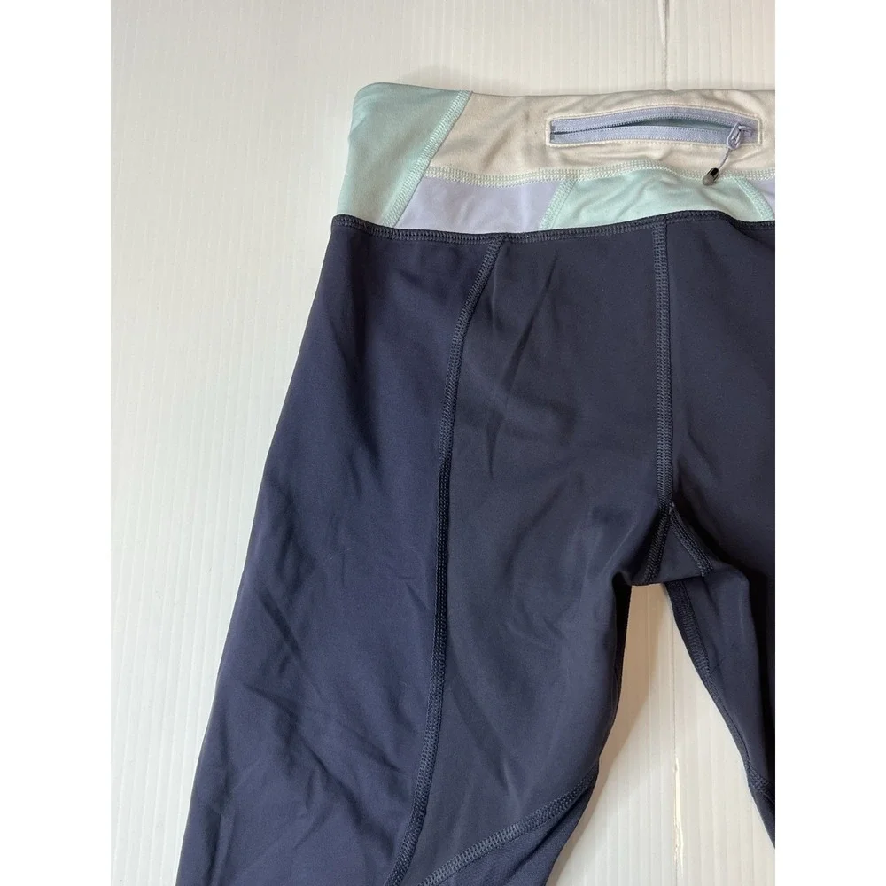 Lululemon Run: Inspire Crop II Leggings Cadet Blue Size 6